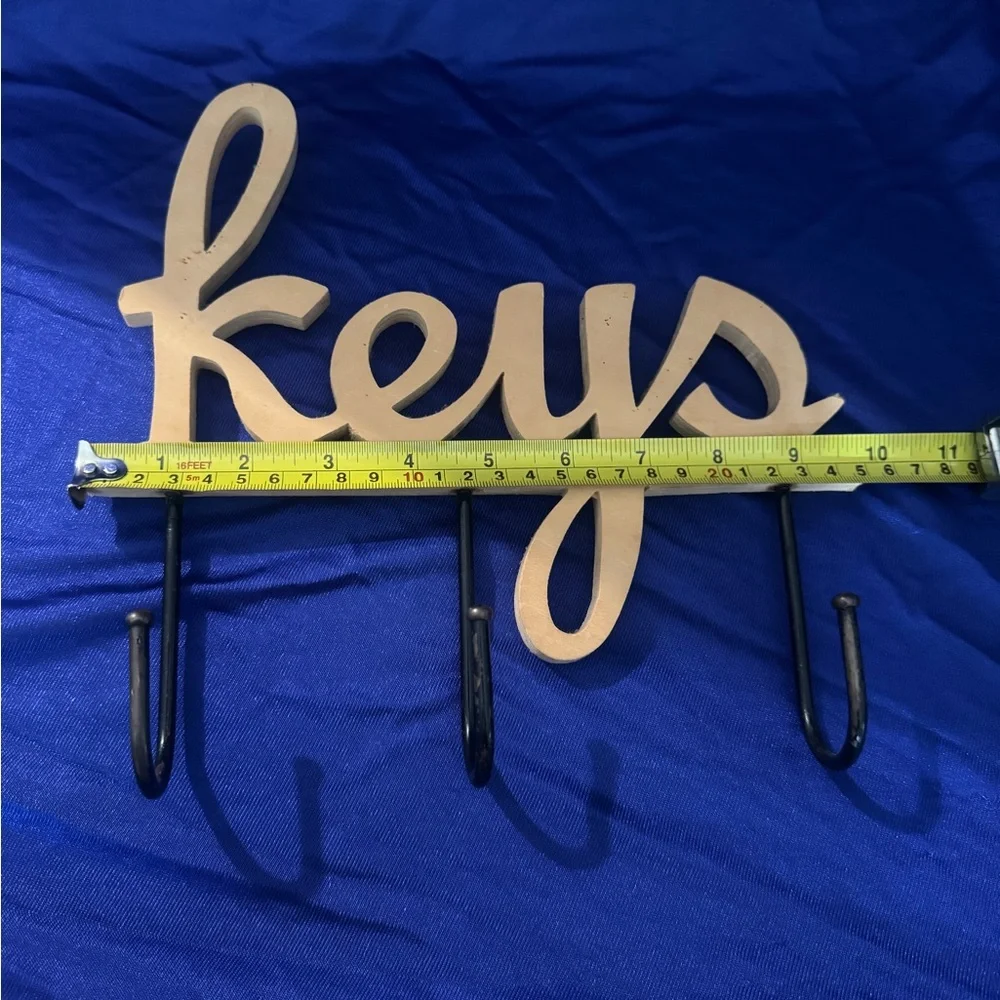 Vintage Style Oak 'Keys' Wall Hook